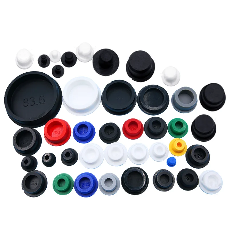 Customizable Silicone Rubber Stopper Plug Various Sizes  NBR/EPDM Cover Cap Silicone Rubber End Caps